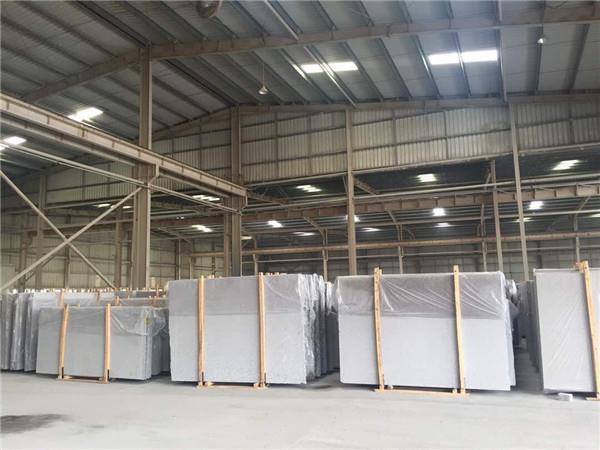 grey granite paving slabs packing