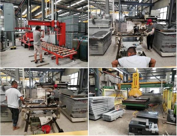 black pearl granite granite floor tiles production process