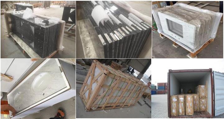 yellow granite kitchen countertops packing and loading