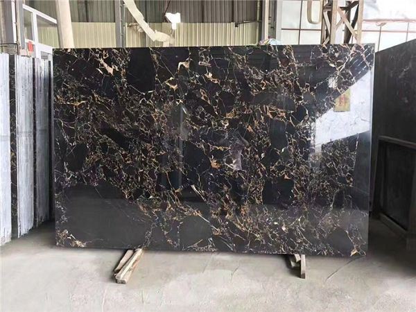 Black marble floor tiles bathroom slab(001)