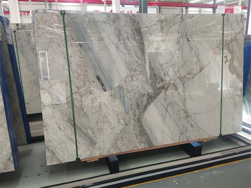 calacatta grey marble slab countertops