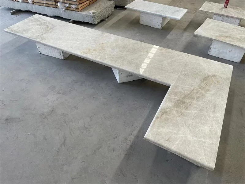 Taj mahal quartzite kitchen countertops tiles