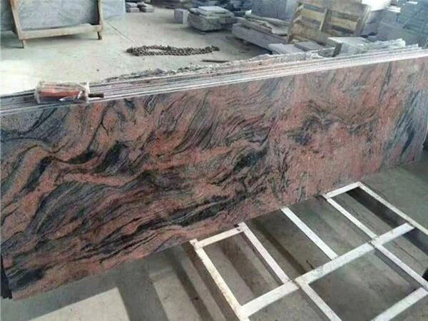 Chinese Mutlicolor Red granite small slab