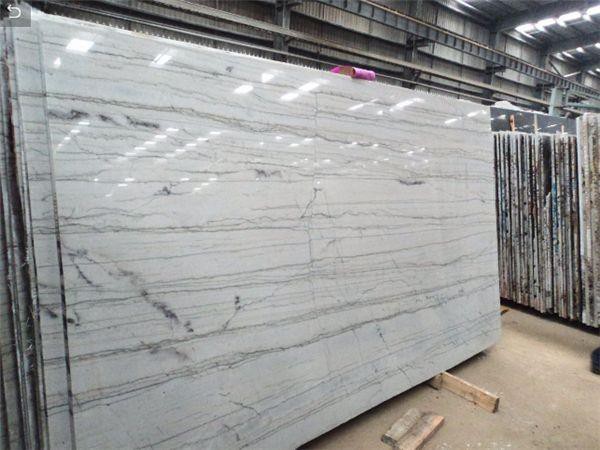 white macubas quartzite big slab
