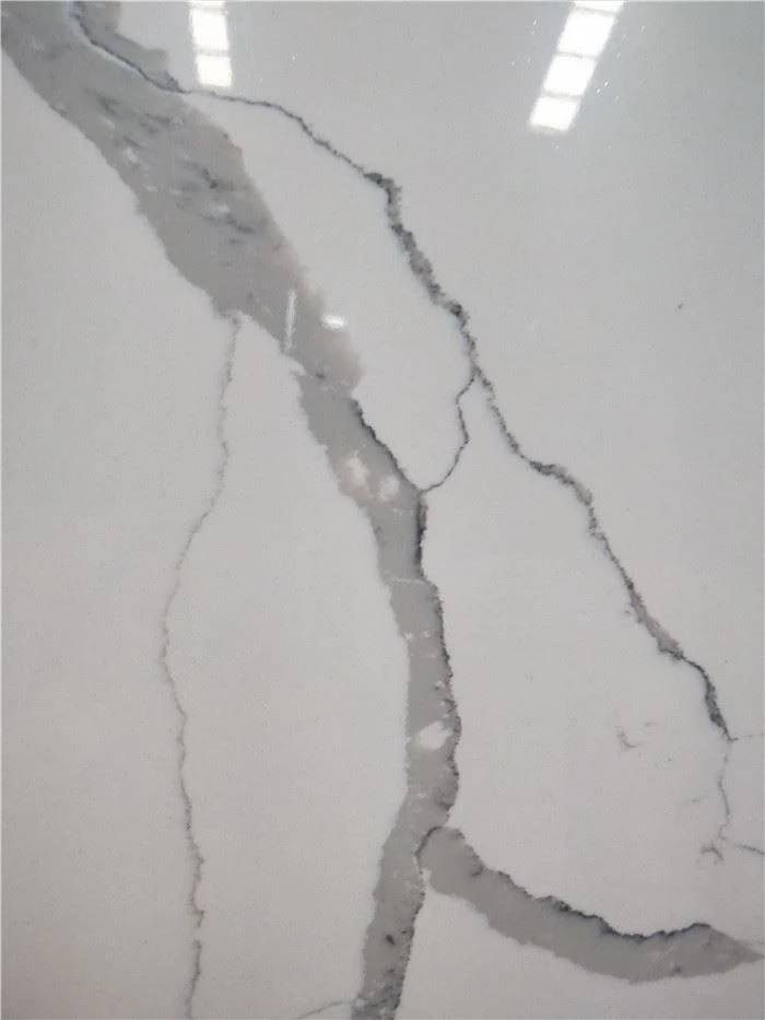 calacatta trento quartz polished slab