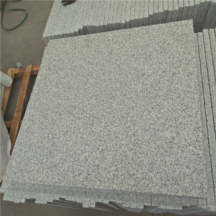 G603 Luna pearl granite tiles flamed