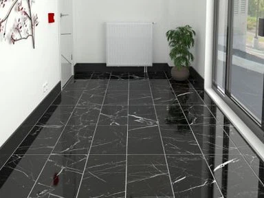 Azulejos de mármore Nero Marquina