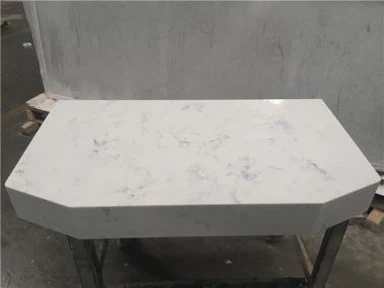 Bancadas de quartzo Carrara branco