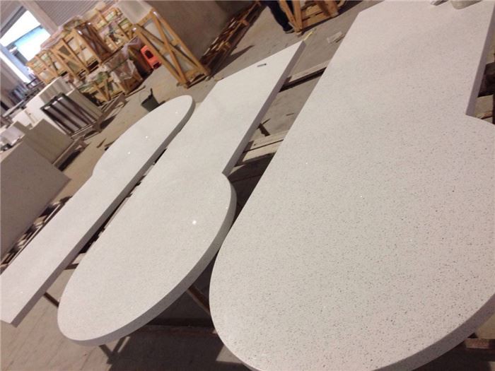 white glitter quartz countertops solid surface