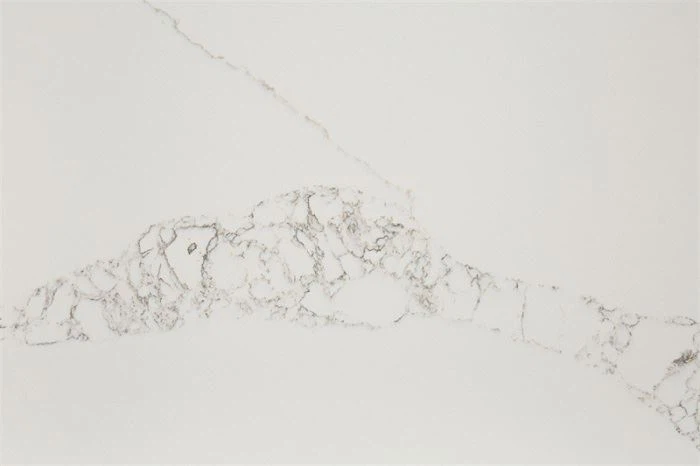 white quartz with brown veins for vanity