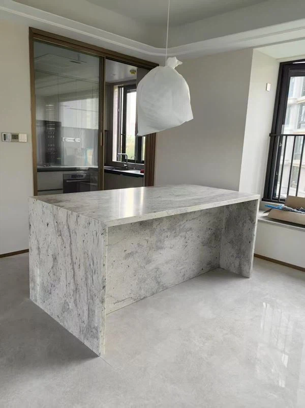 Bancadas de granito branco de Andrômeda