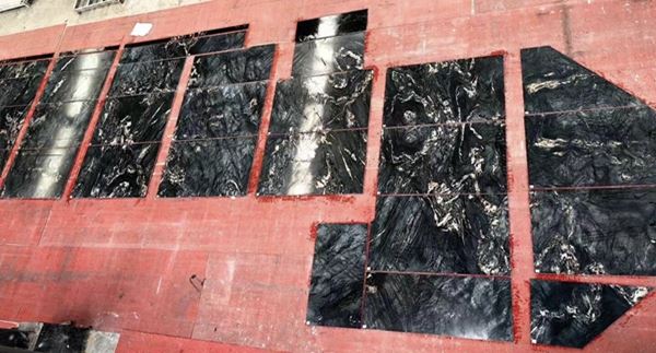 Granito de couro cósmico preto