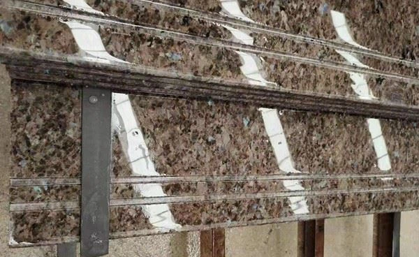 Labrador Antique Granite stairs