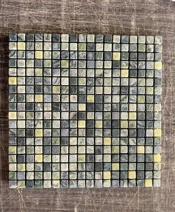 Ming Green Marble Square Mosaic Tiles
