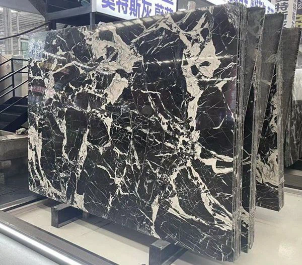 white black marble slab texture