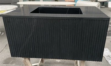 Gabinete de barra de canela nero preto nero