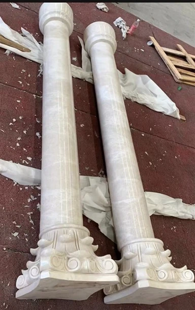 Colunas de Mármore Sólido