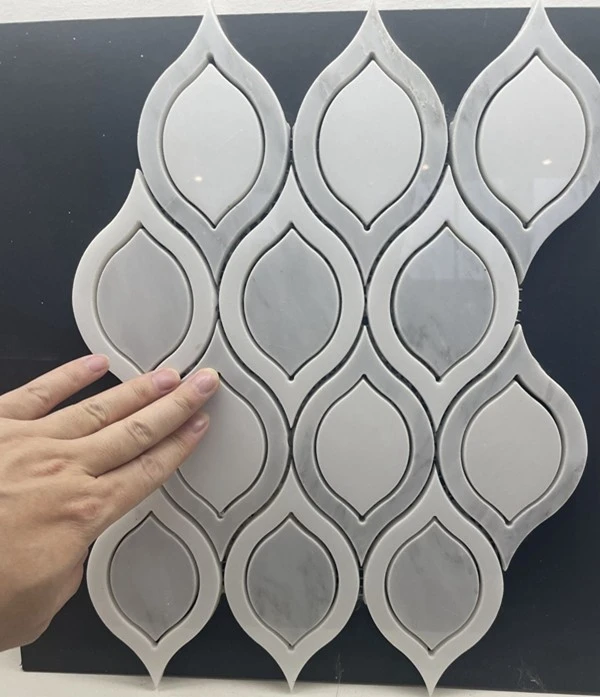 Waterjet Mosaic Marble tile