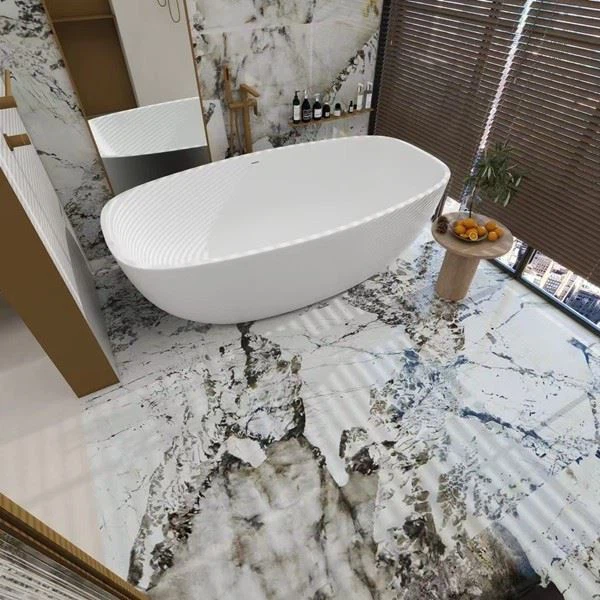 White Copenhagen Granite floor tiles